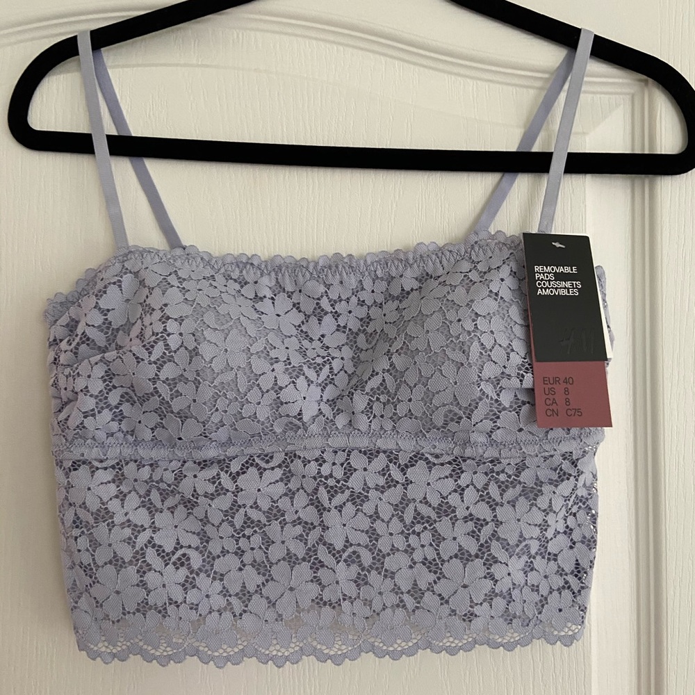 Brand New w Tags. Lace Bra Top Size 8